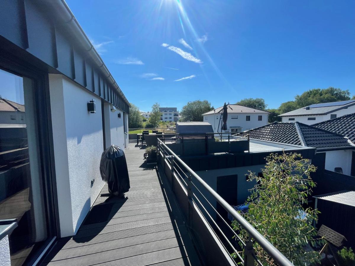#Neu L Seeblick L Netflix L Boxspring L Nespresso L E-Tuer L Terrasse L 82M2 Ulmen ภายนอก รูปภาพ