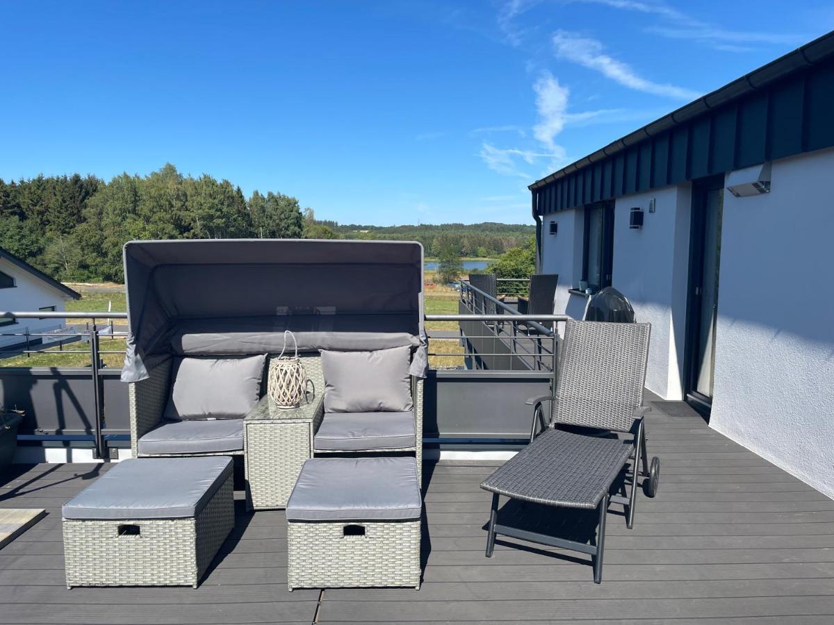 #Neu L Seeblick L Netflix L Boxspring L Nespresso L E-Tuer L Terrasse L 82M2 Ulmen ภายนอก รูปภาพ